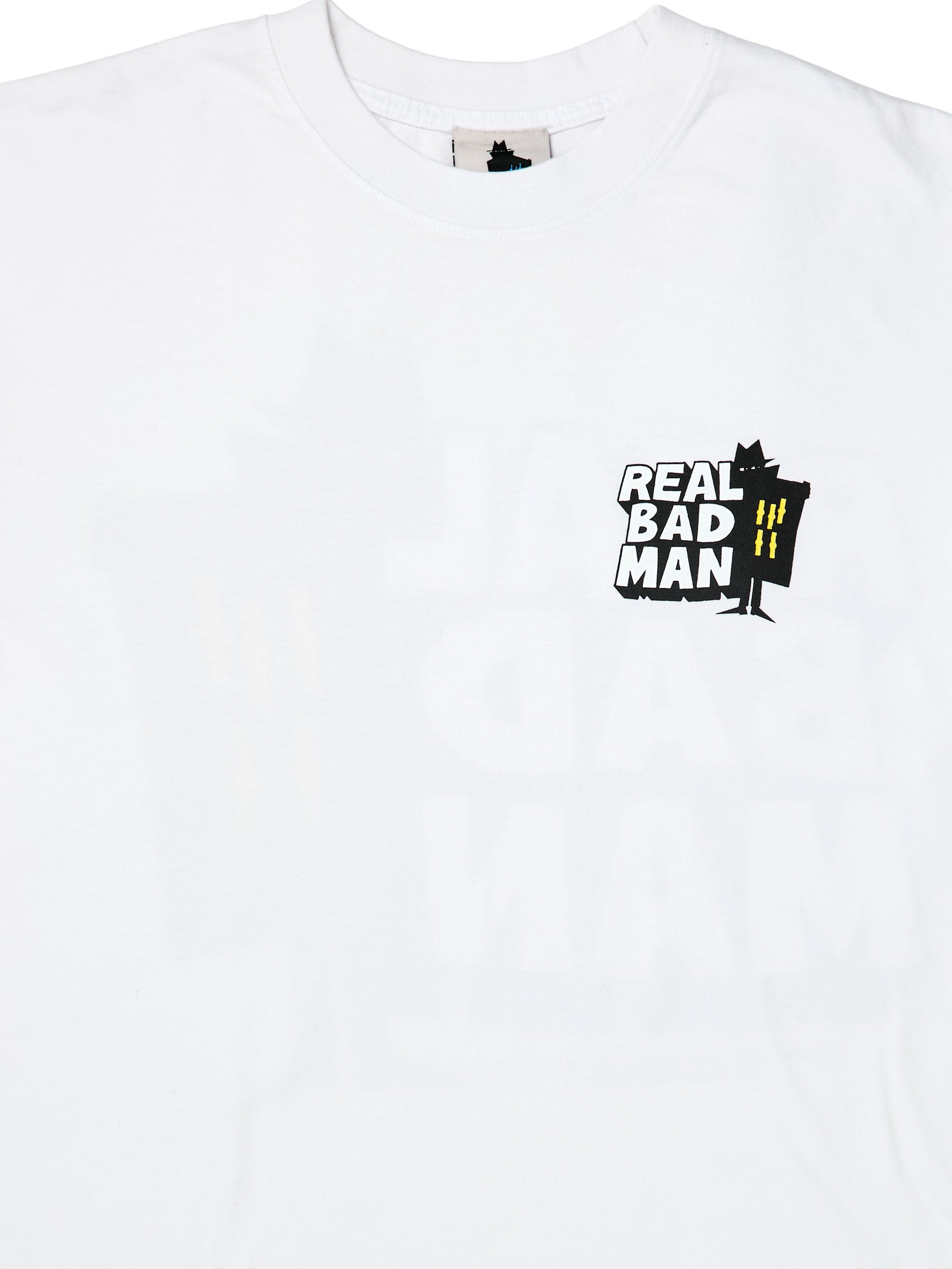 RBM LOGO SS TEE - WHITE (2026) – Real Bad Man