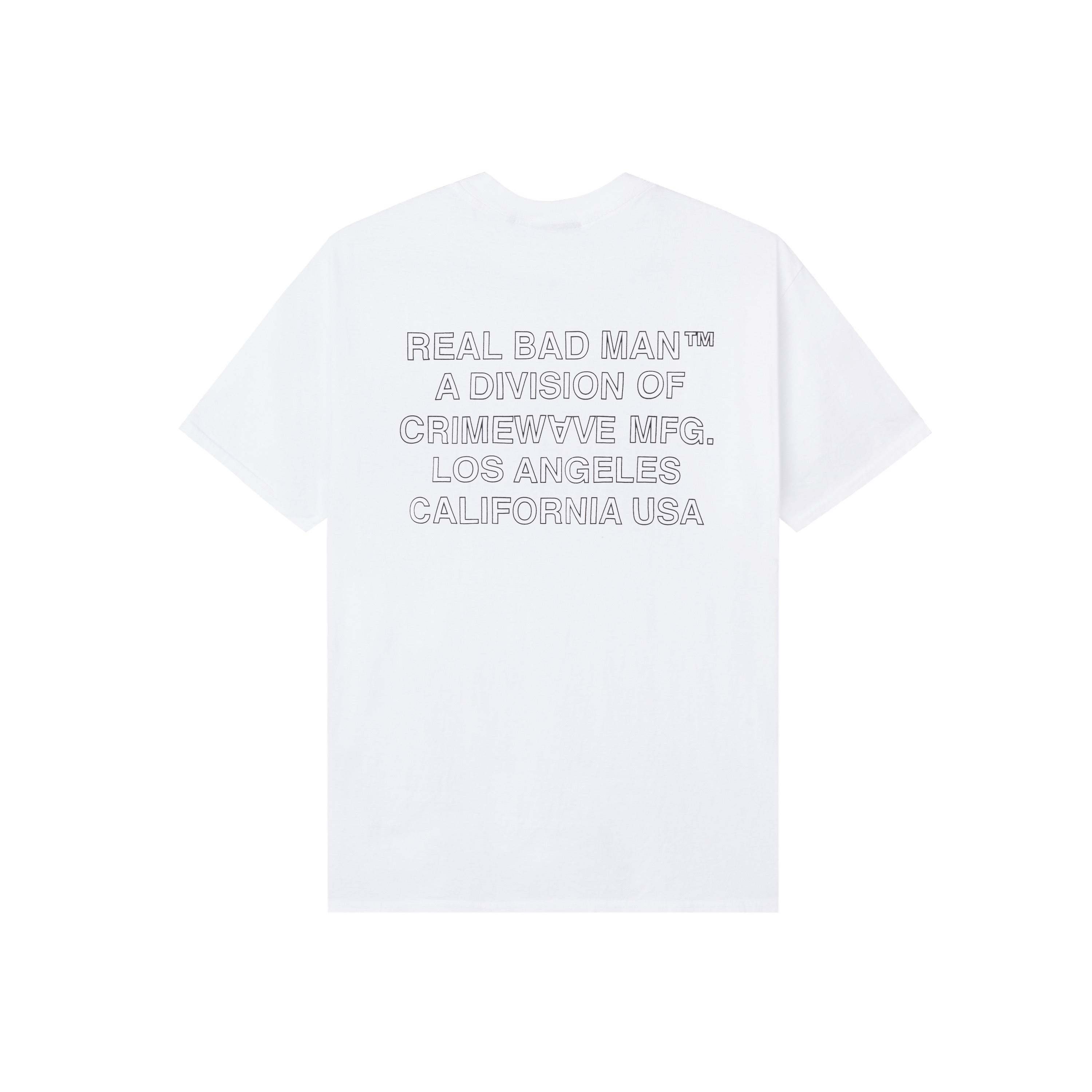 CRIMEWAVE MFG S/S TEE – Real Bad Man