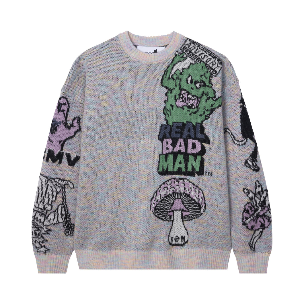 TOO MANY GRAPHICS SWEATER